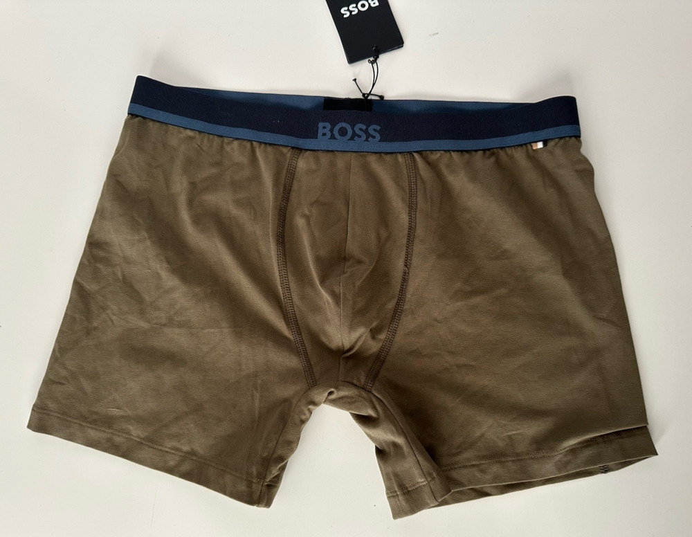 BOSS Hugo Boss Briefs Underwear Solid Green Large NWT $28